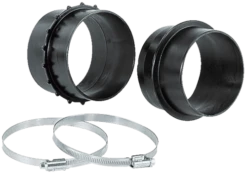 SCHEPPACH - Raccord Pour 2 Tuyaux + Collier De Serrage Pour Tuyau De Ø 100mm