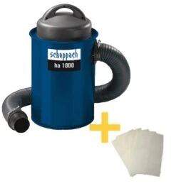 SCHEPPACH - HA1000 Aspirateur Tonneau 50 Litres 183m3/h - 1100 W (avec Adaptateurs) -Outils Scheppach Aspirateur scheppachLot de sacs