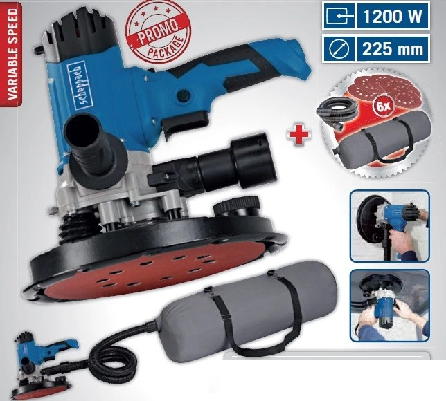 SCHEPPACH - DS200 Ponceuse Pour Plâtre Rotative - 230V 50Hz 1200W 4 SCHEPPACH - DS200 Ponceuse Pour Plâtre Rotative - 230V 50Hz 1200W - Image 2