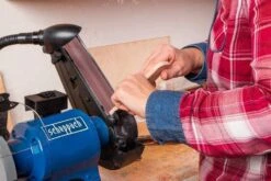 SCHEPPACH - BGS700 Touret Mixte à Bande Et à Disque Ø150 Mm 230V 50Hz 250W -Outils Scheppach SCHEPPACH BGS700 Touret mixte a bande et a disque o150 m