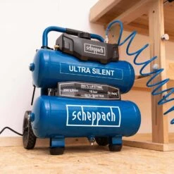SCHEPPACH - HC20Si-Twin - Compresseur Super Silencieux 20 Litres - 200 L/min - 750 W -Outils Scheppach SCHEPPACH HC20Si Twin Compresseur Super Silencieux 2 5