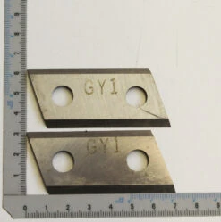 SCHEPPACH - Jeu De 2 Fers De Rechange Pour Broyeur Végétaux GS55
