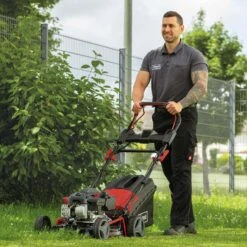 SCHEPPACH - MS150-46E Tondeuse Thermique Autotractée Avec Démarrage électrique Largeur De 46 Cm -Outils Scheppach SCHEPPACH MS150 46E Tondeuse thermique autotractee avec 7