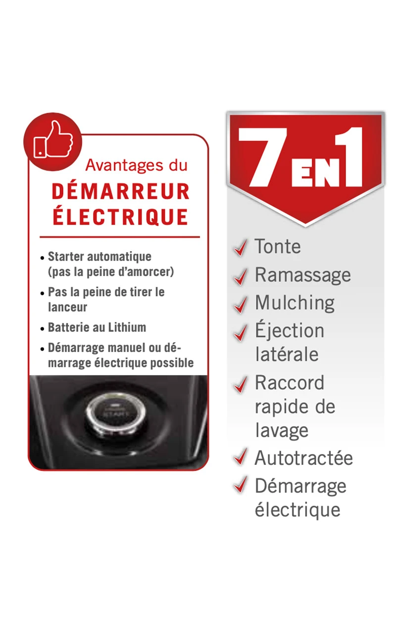 SCHEPPACH - MS173-51E Tondeuse Thermique Avec Démarreur électrique Largeur De 51 Cm 4 SCHEPPACH - MS173-51E Tondeuse Thermique Avec Démarreur électrique Largeur De 51 Cm - Image 2