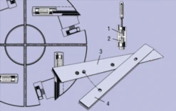 SCHEPPACH - Porte Fers Pour Réversibles (pour Plana 3.1C)