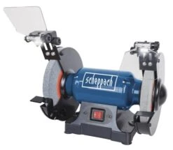 Scheppach - SM200L Touret à Meuler - 500 W - Meule Ø 200 Mm