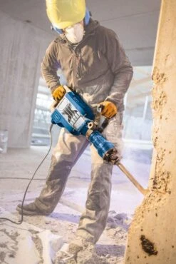 SCHEPPACH - AB1900 Marteau Piqueur Professionnel - 230V 50Hz 1900W - 60J (à Emmanchement Hexagonal) -Outils Scheppach Scheppach AB1900 avec coffret et accessoires 1