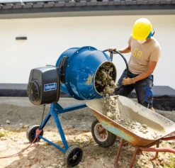 Scheppach - Bétonnière MIX140 - 550W ( 140 Litres ) -Outils Scheppach Scheppach Betonniere MIX140 550W 140 litres 5908404901 1