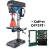 SCHEPPACH - DP18Vario Perceuse à Colonne - 550 W - Mandrin 16mm - Vitesse Variable + Coffret De Mèches OFFERT ! -Outils Scheppach Scheppach DP18Vario Perceuse a colonne 550 W mandrin 16m 1