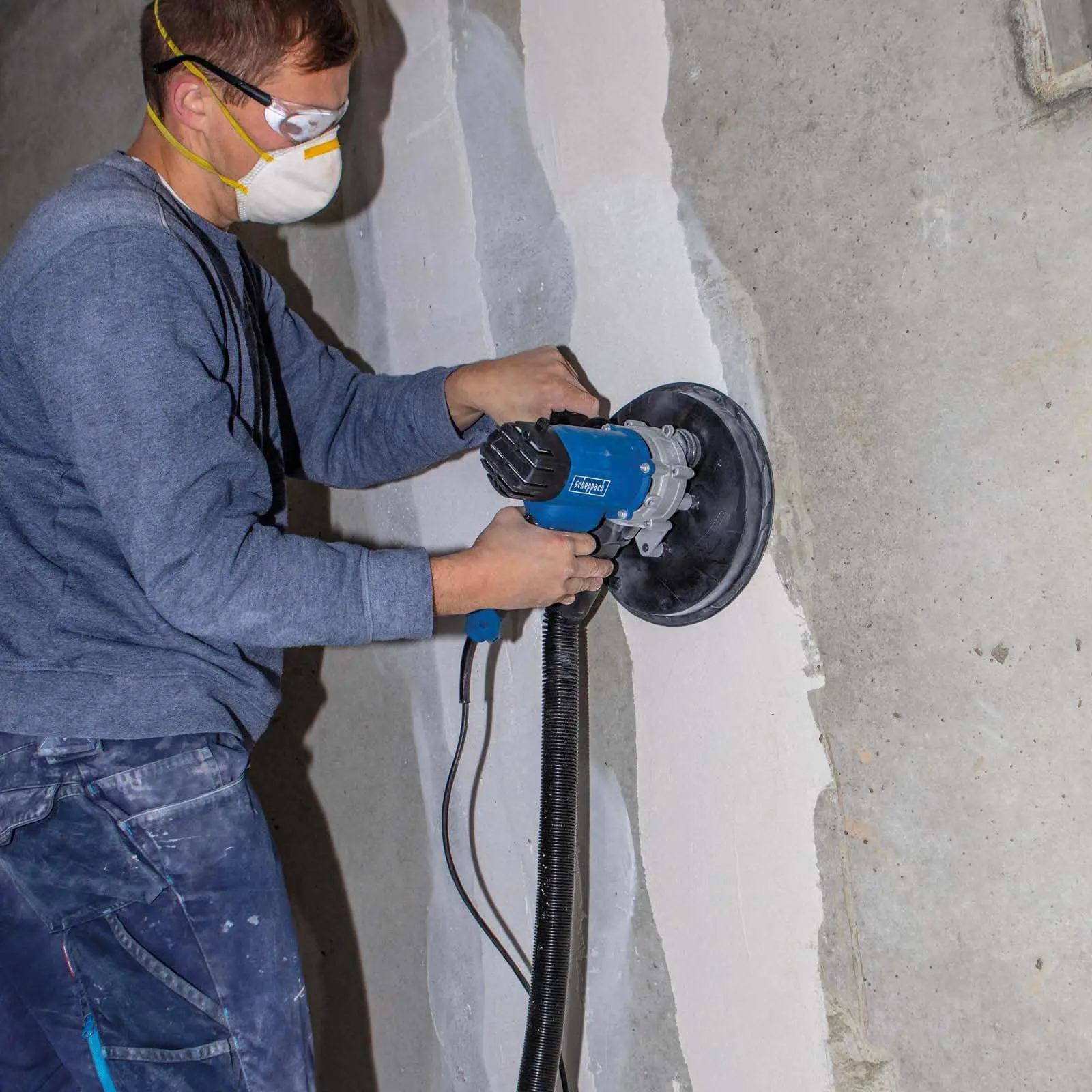 SCHEPPACH - DS200 Ponceuse Pour Plâtre Rotative - 230V 50Hz 1200W 11 SCHEPPACH - DS200 Ponceuse Pour Plâtre Rotative - 230V 50Hz 1200W - Image 9