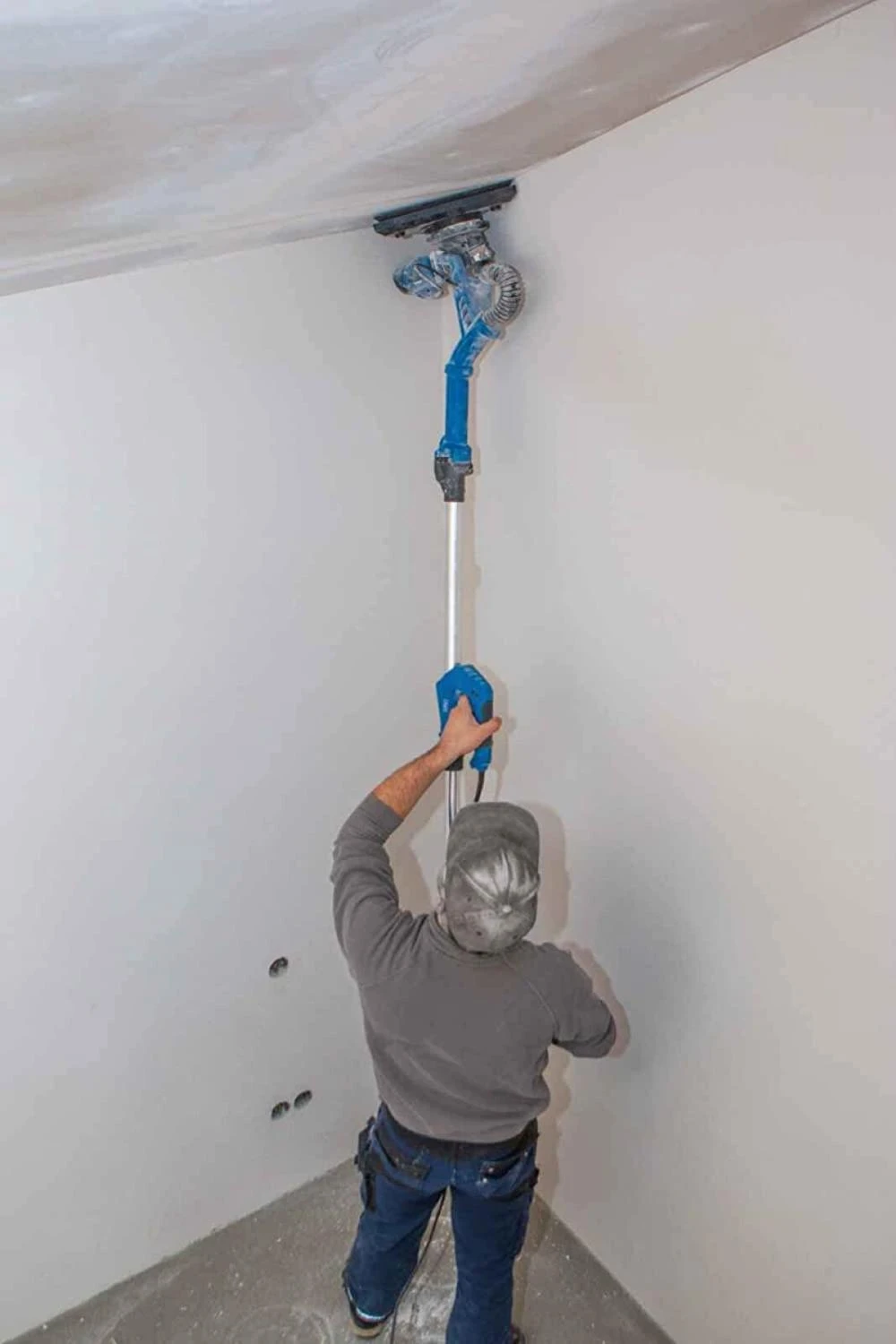 Scheppach - DS930 Ponceuse De Cloisons Sèches Télescopique 710 W - Avec 24 Disques Et Triangles Abrasifs 9 Scheppach - DS930 Ponceuse De Cloisons Sèches Télescopique 710 W - Avec 24 Disques Et Triangles Abrasifs - Image 7