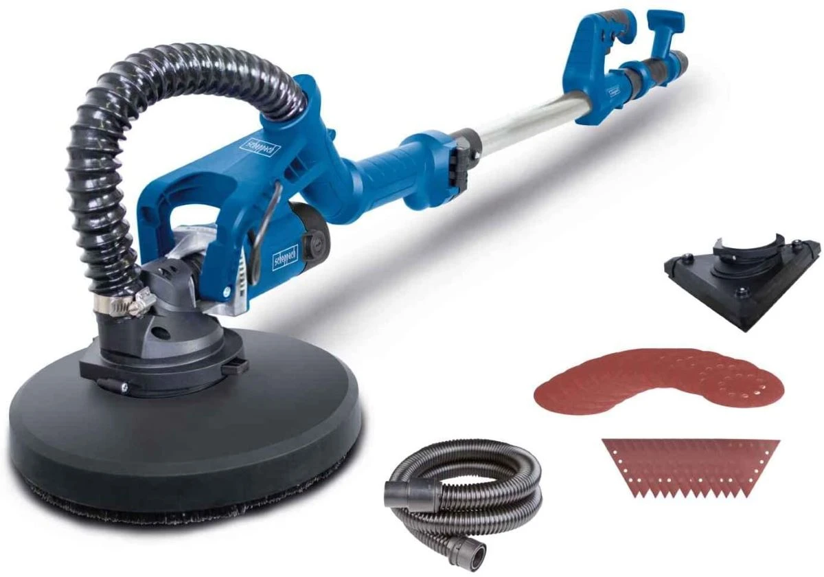 Scheppach - DS930 Ponceuse De Cloisons Sèches Télescopique 710 W - Avec 24 Disques Et Triangles Abrasifs 3 Scheppach - DS930 Ponceuse De Cloisons Sèches Télescopique 710 W - Avec 24 Disques Et Triangles Abrasifs
