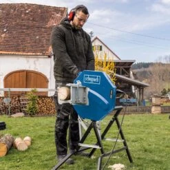 Scheppach - HS 410 Scie à Bûches Basculante - Lame Ø 405mm - Coupe Ø 135mm 2200W 230V -Outils Scheppach Scheppach HS 410 Scie a buches basculante lame o 405mm c 1
