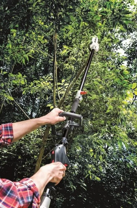 Scheppach - MFH3300-4P Outil Multi-fonction 4 En 1 Moteur 2 Temps De 51,7 Cm³ (Coupe-bordure, Débroussailleuse, Taille-haie, élagueuse) 6 Scheppach - MFH3300-4P Outil Multi-fonction 4 En 1 Moteur 2 Temps De 51,7 Cm³ (Coupe-bordure, Débroussailleuse, Taille-haie, élagueuse) - Image 4