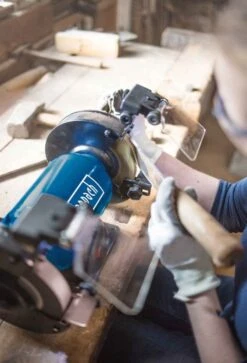 Scheppach - SM150LB Touret - Meule Ø 150 Mm - 400 W (Brosse Métallique Et Meule Sèche) -Outils Scheppach Scheppach SM150LB Touret Meule o 150 mm 400 W Brosse met 2