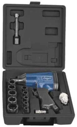 SCHEPPACH - Visseuse à Choc Pneumatique Avec Outils Et Mallette - Rotation Droite Et Gauche -Outils Scheppach Visseuse a Choc Pneumatique 7906100717 Scheppach