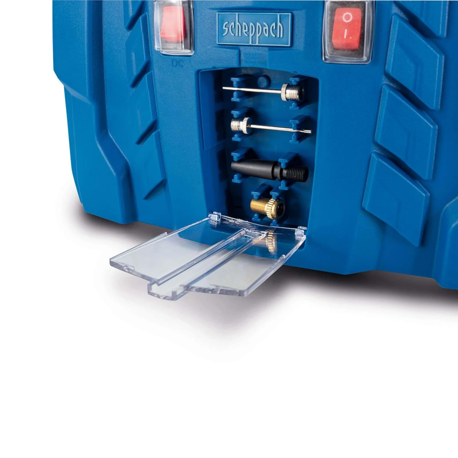 SCHEPPACH - Airforce 5 Compresseur Portatif 12V/230V Pression 8 Bar Max. + Kit D'accessoires 5 Pcs 4 SCHEPPACH - Airforce 5 Compresseur Portatif 12V/230V Pression 8 Bar Max. + Kit D'accessoires 5 Pcs - Image 2