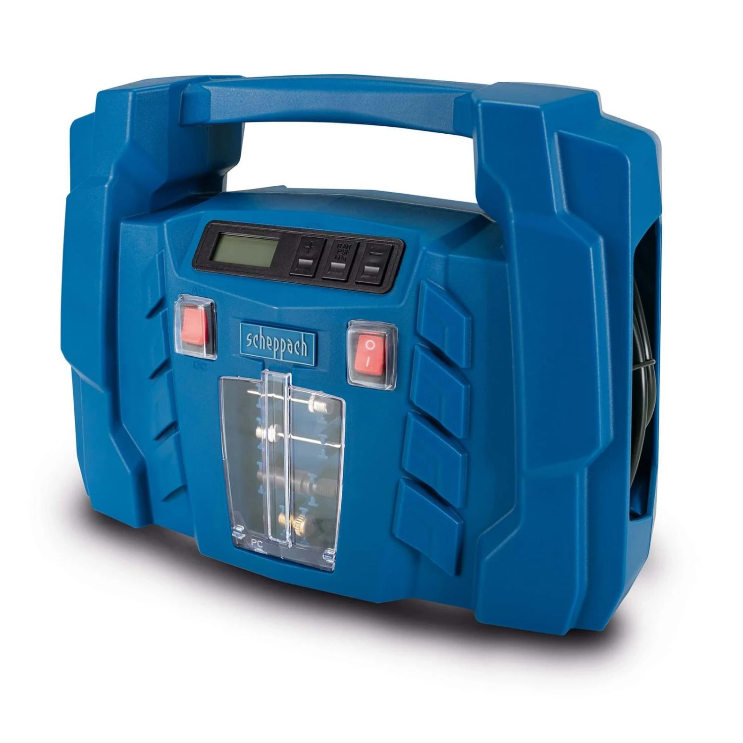 SCHEPPACH - Airforce 5 Compresseur Portatif 12V/230V Pression 8 Bar Max. + Kit D'accessoires 5 Pcs 5 SCHEPPACH - Airforce 5 Compresseur Portatif 12V/230V Pression 8 Bar Max. + Kit D'accessoires 5 Pcs - Image 3