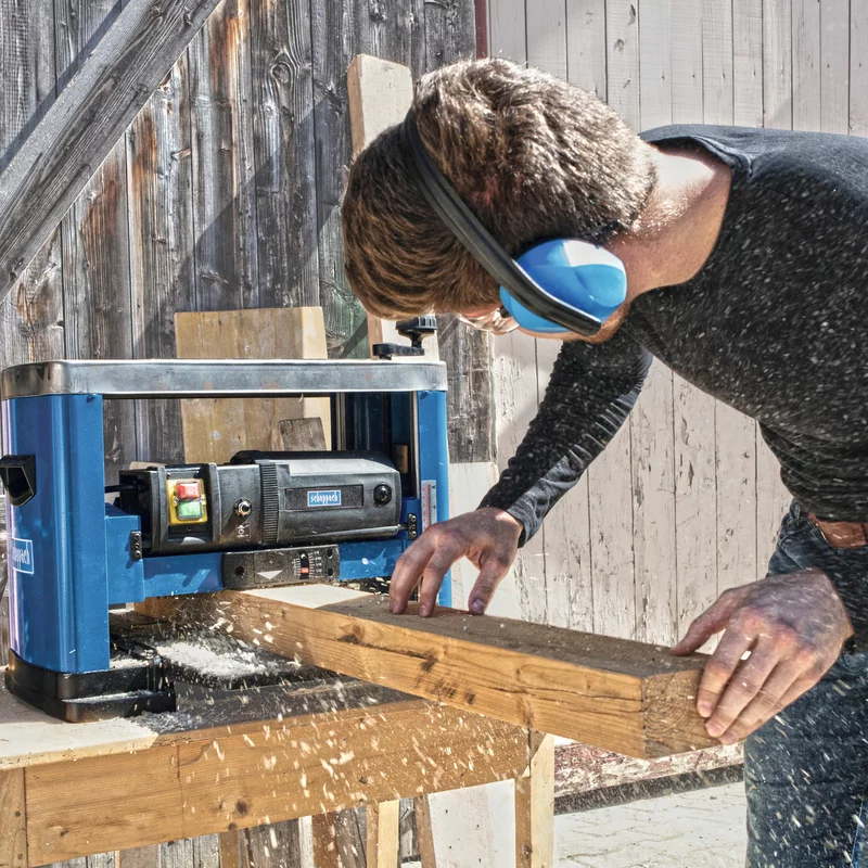 Outils Scheppach -Outils Scheppach plm1800 schppach diy anwendung balken hobeln3 na print