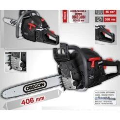 SCHEPPACH - Tronçonneuse Thermique CSH46 - Moteur à 2 Temps 46cm³ -Outils Scheppach scheppach tronconneuse